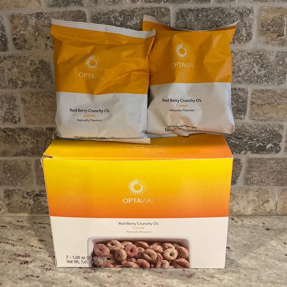 Optavia Red Berry Crunchy O’s Cereal
